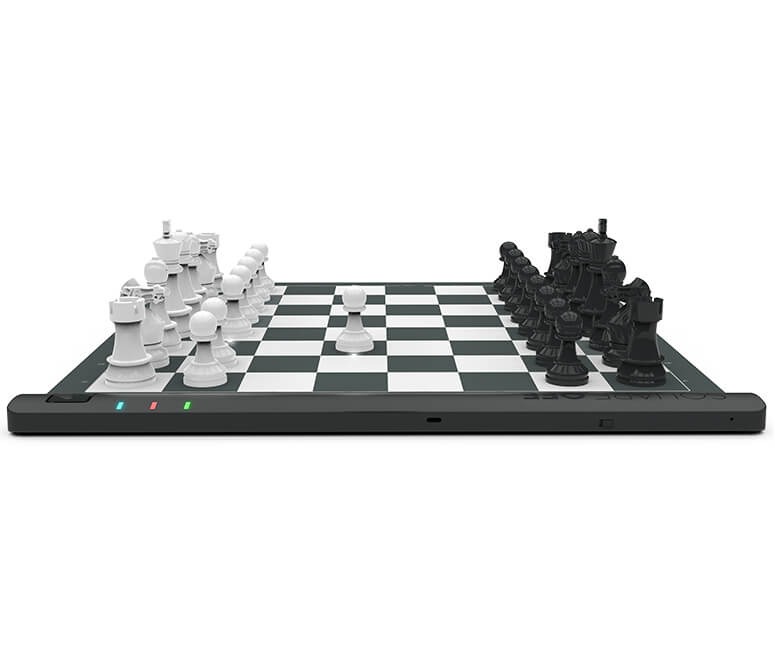  Square Off Pro Electronic Chess Board for Adults & Kids, AI-Powered & Digital, Play Against AI or Friends, Portable & Rollable Computer  Chess Board